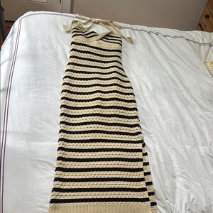 House of Harlow 1960 Camel Knit Dress